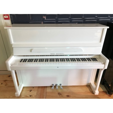 PIANO WILH STEINBERG DROIT P118 Blanc