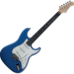 EKO S300BLU Starter - Guitare électrique Type Strat Metallic Blue
