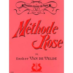 PARTITIONS VAN DE VELDE METHODE ROSE ancienne edition