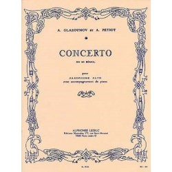 Partition saxo et piano - Concerto en mi b Auteur...
