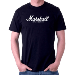 Tee-Shirts - T-shirt Marshall amplification noir L