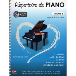 REPERTOIRE DE PIANO : classique, jazz, ragtime, variété,...