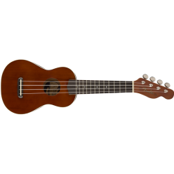 Fender Venice Soprano Ukulele, Walnut Fingerboard, Natural