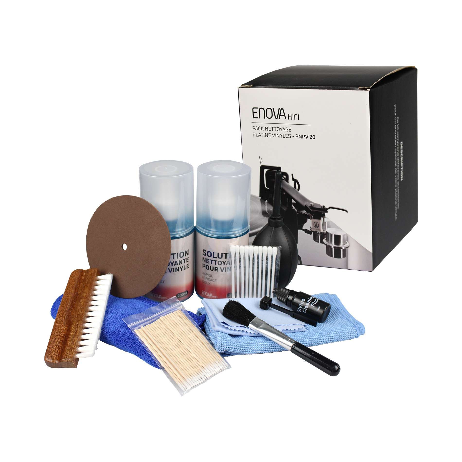 Pack nettoyage platine vinyle ENOVA PNPV 20