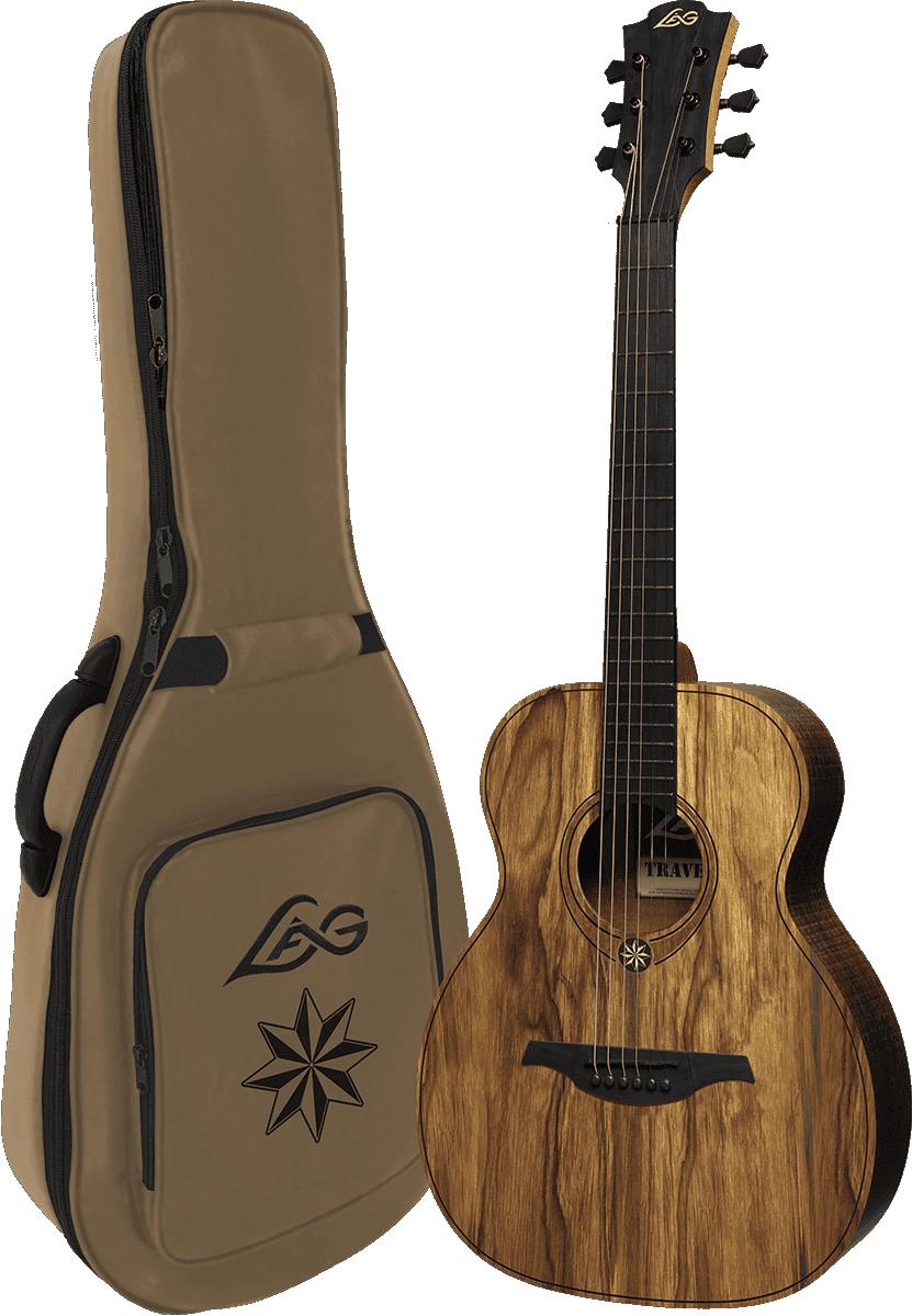 Guitare Lâg TRAVEL-PBS Travel Pine BrankoWood sauvage