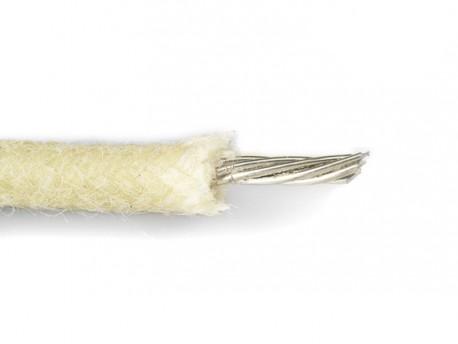 FIL CABLAGE VINTAGE TISSU WHITE au mètre