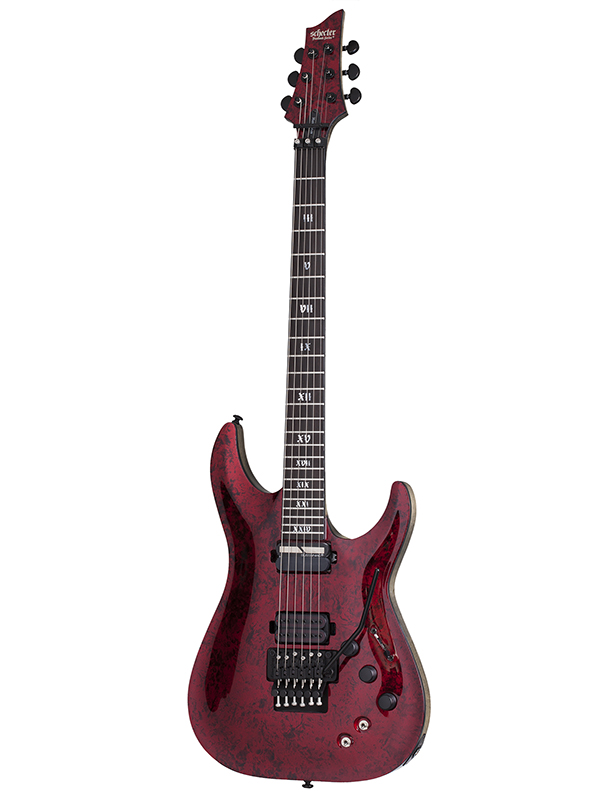 Schecter Apocalypse C-1 Floyd Rose, micro Sustainiac - Red Reign