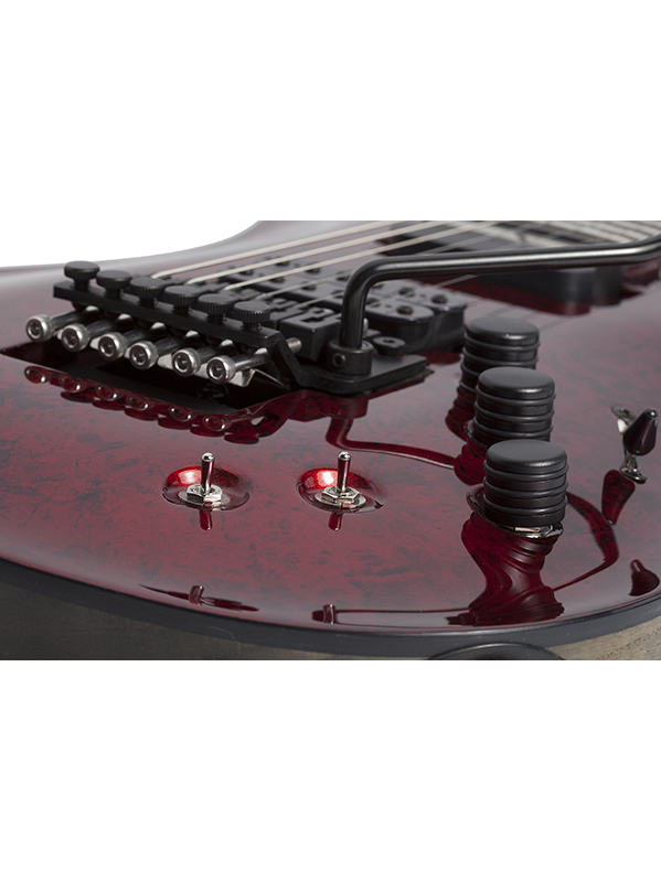 Schecter Apocalypse C-1 Floyd Rose, micro Sustainiac - Red Reign
