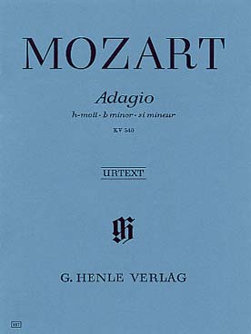 PARTITIONS mozart adagio KV540