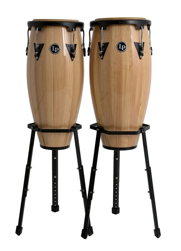 LATIN PERCUSSION SET CONGAS ASPIRE Finition Naturelle (brillante)