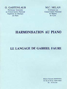 PARTITIONS gartenlaub harmonisation au piano Gabriel Fauré