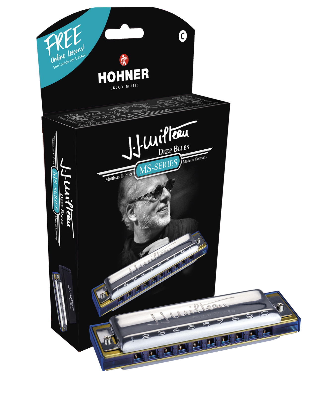 HOHNER MILTEAU DEEP BLUES (NEW) C/DO - 10 TROUS