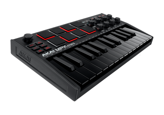 AKAI PROFESSIONAL - MPKMINI3 Black Clavier maître Mini touches - USB 25 mini notes 8 pads écran OLED