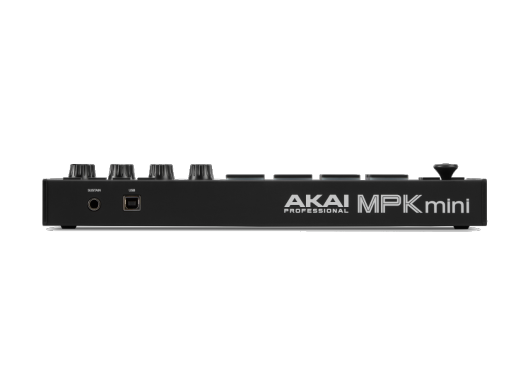 AKAI PROFESSIONAL - MPKMINI3 Black Clavier maître Mini touches - USB 25 mini notes 8 pads écran OLED