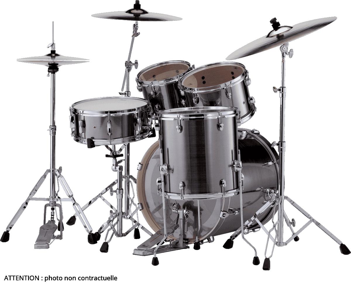 BATTERIE PEARL Export - Fusion 20 5 fûts - Smokey Chrome