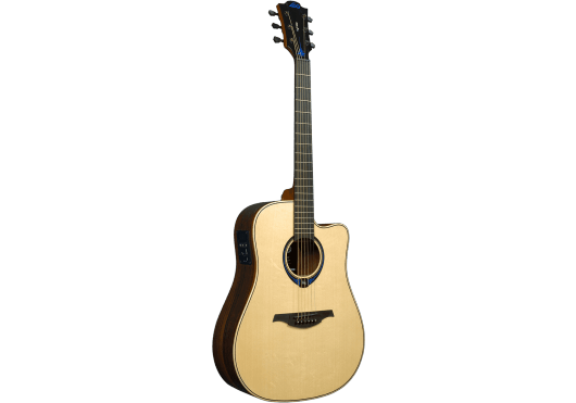 Guitare Lâg Hyvibe THV30DCE avec étui