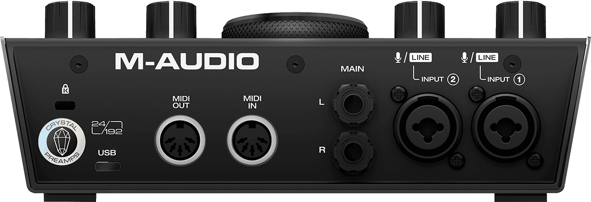 Interface audio - M-AUDIO - AIR192X6 2 entrées / 2 sorties + MIDI