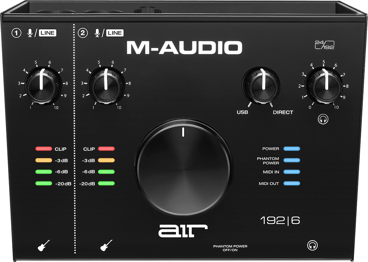 Interface audio - M-AUDIO - AIR192X6 2 entrées / 2 sorties + MIDI