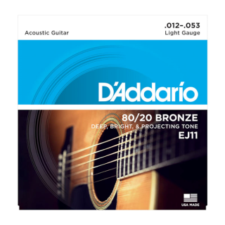 CORDES D\'ADDARIO BRONZE 80/20 LIGHT 12-16-24-32-42-53