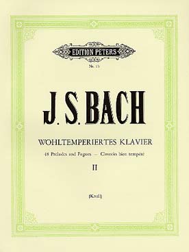 J S Bach clavecin bien tempéré vol 2