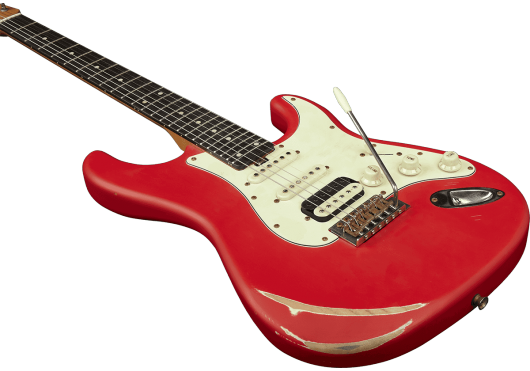 EKO - AIRE-RELIC-RED - Type Strat Aire Relic Fiesta Red