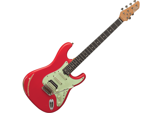 EKO - AIRE-RELIC-RED - Type Strat Aire Relic Fiesta Red
