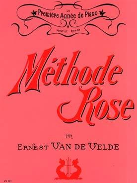 PARTITIONS VAN DE VELDE METHODE ROSE ancienne edition