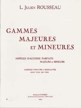 PARTITIONS julien rousseau GAMMES MAJEURES ET MINEURES