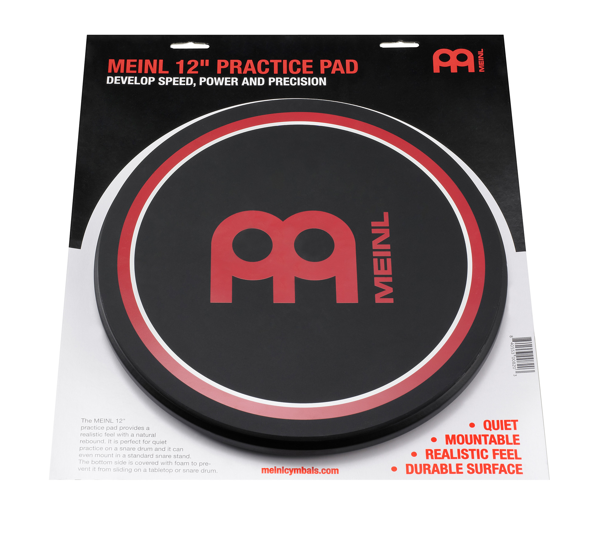 PAD D\'ENTRAINEMENT BATTERIE MEINL 12 pouces