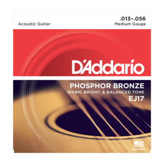 CORDES D\'ADDARIO EJ17 Phosphor BRONZE Medium 13-56