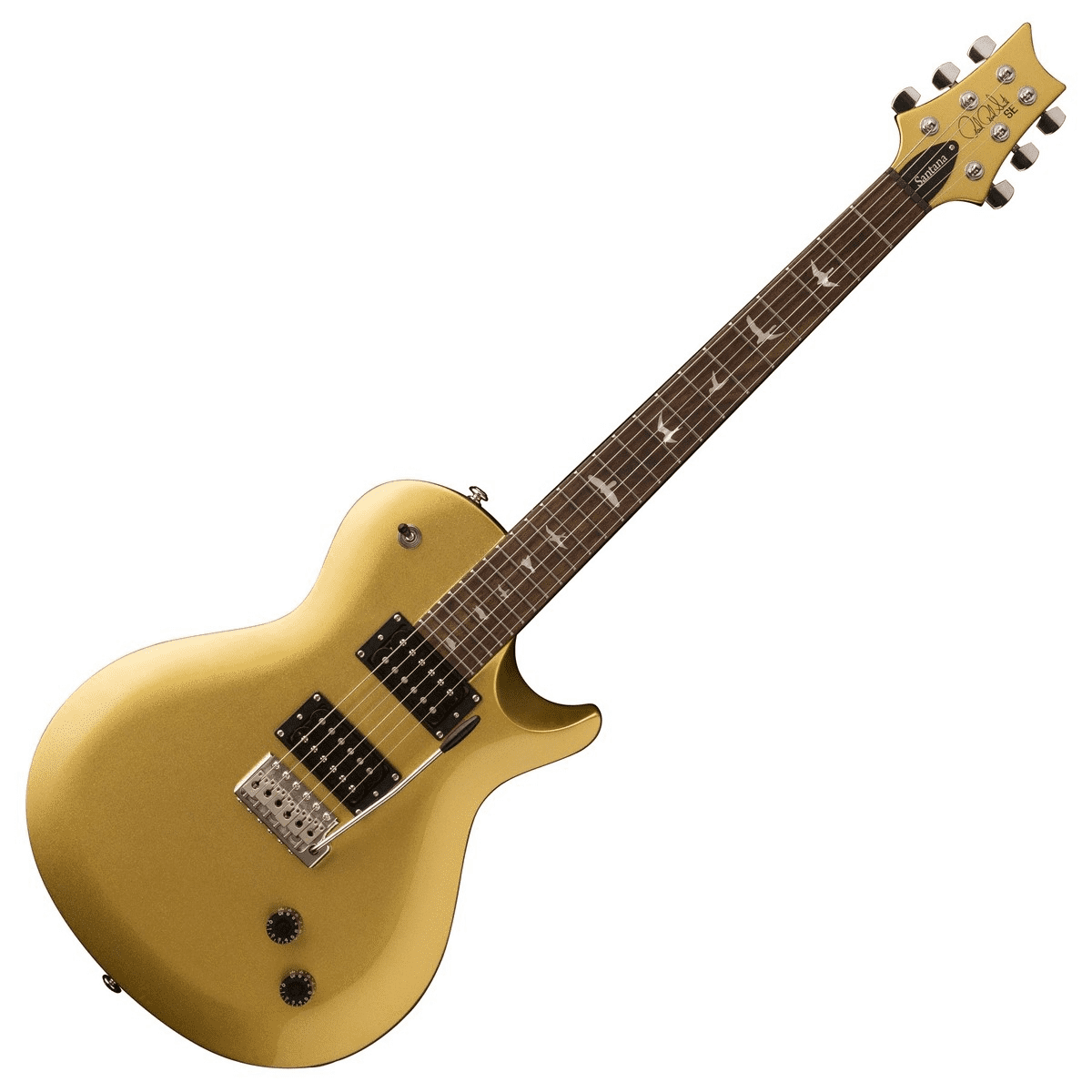 GUITARE ELECTRIQUE PRS SE SANTANA EGYPTIAN GOLD AVEC HOUSSE