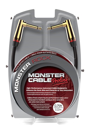 CABLE MONSTER jacks coudes 20cm ROCK2-0.75