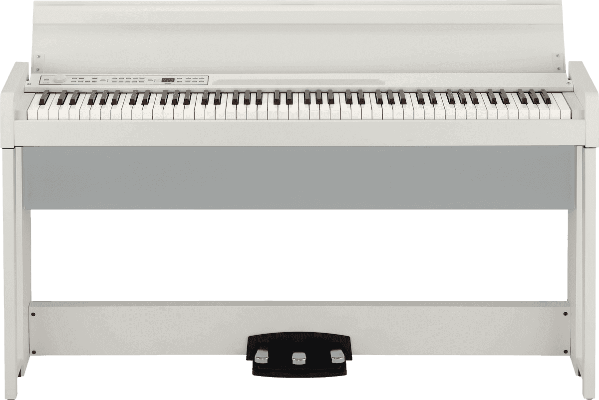 Piano numérique - Korg C1 Air Blanc 88 notes, Bluetooth avec stand