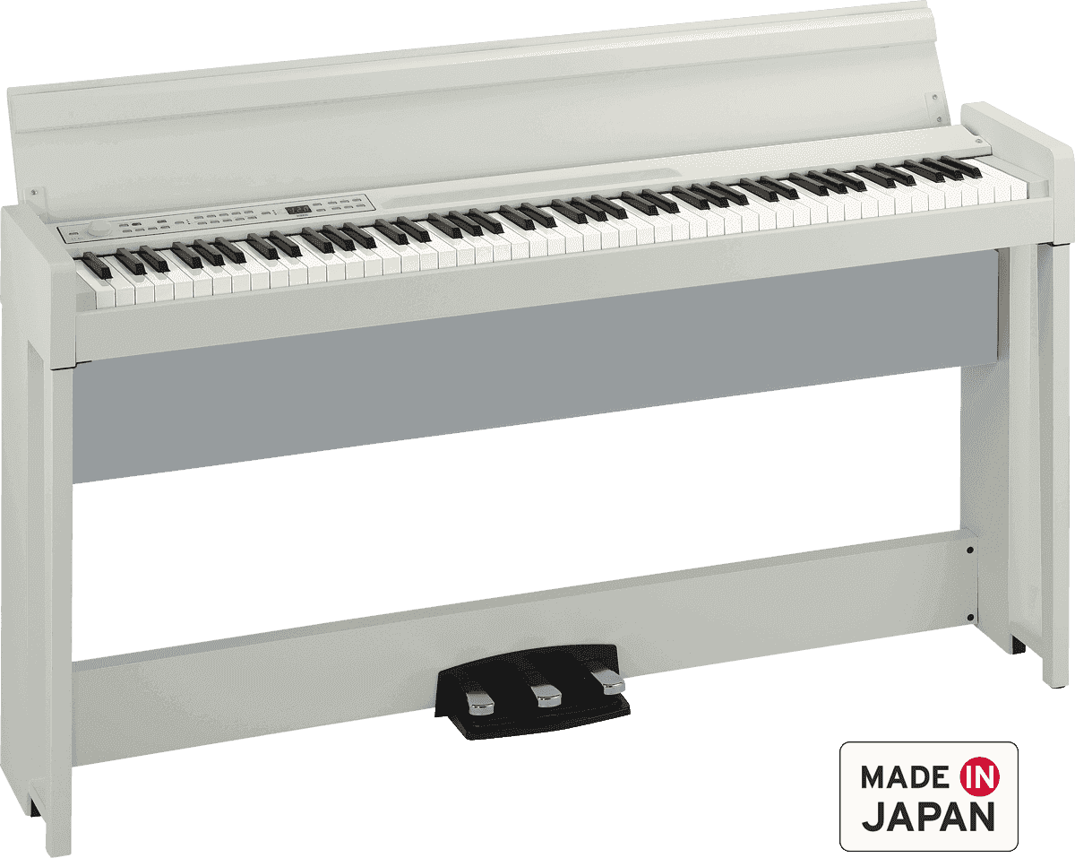 Piano numérique - Korg C1 Air Blanc 88 notes, Bluetooth avec stand