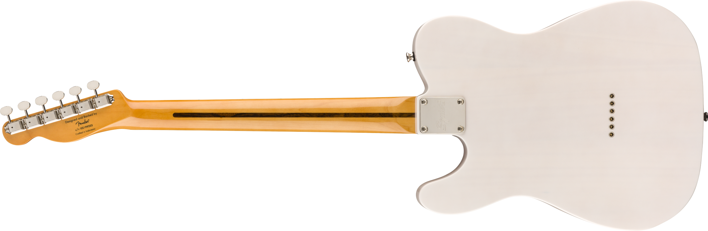 Squier by Fender Classic Vibe \'50s Telecaster, Maple Fingerboard, White