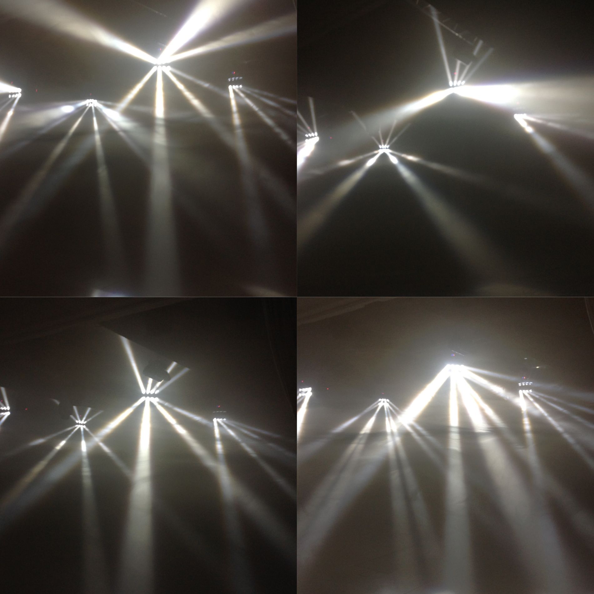 EFFET DE LUMIERE POWER SPIDER POCKET WHITE led 8x3W blanches
