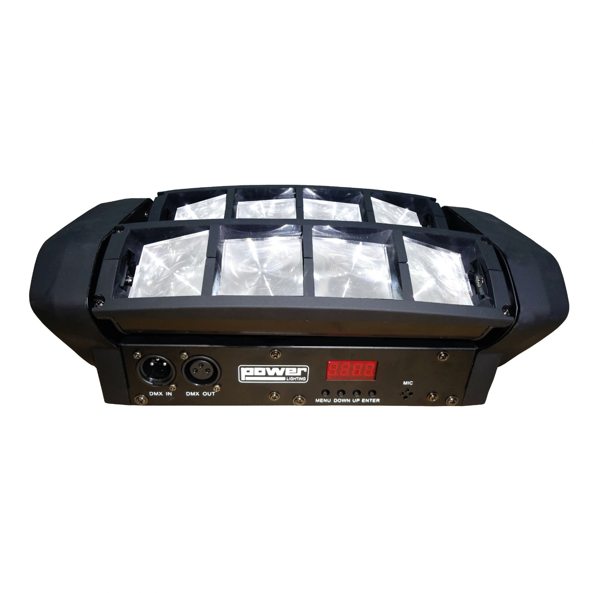 EFFET DE LUMIERE POWER SPIDER POCKET WHITE led 8x3W blanches