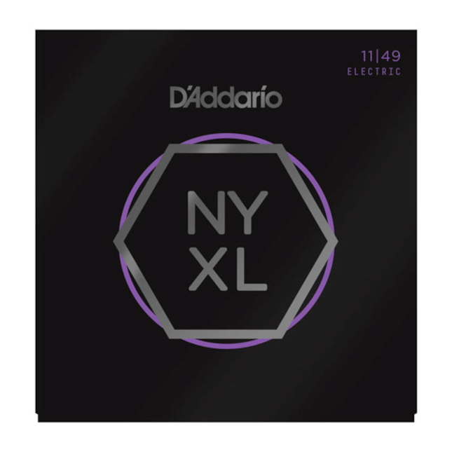 D\'Addario NYXL1149 Jeu de 6 cordes pour Guitare électrique Nickel Wound Medium 11-49