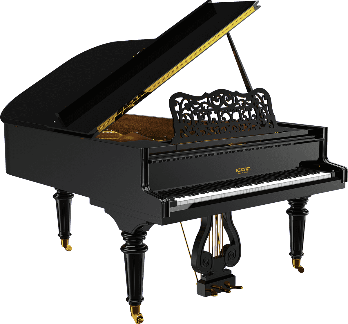 Piano à queue PLEYEL OP190-BLK