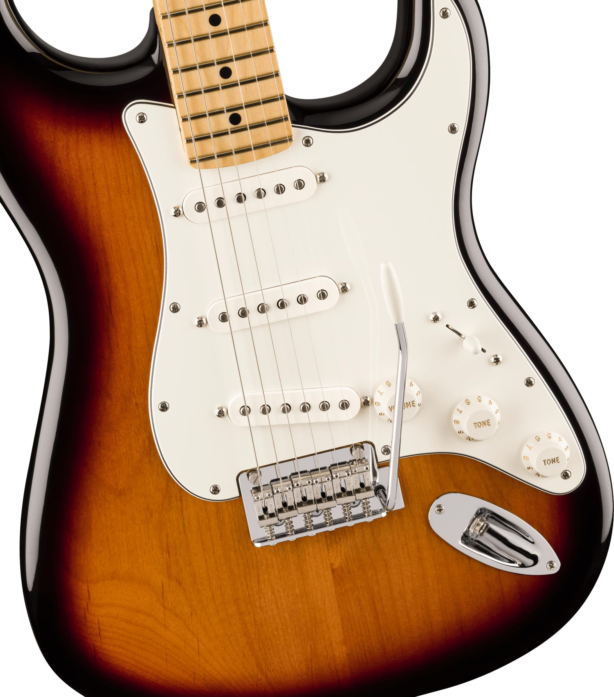 GUITARE FENDER PLAYER STRATOCASTER 70E ANNIVERSAIRE 2 TONS SUNBURST