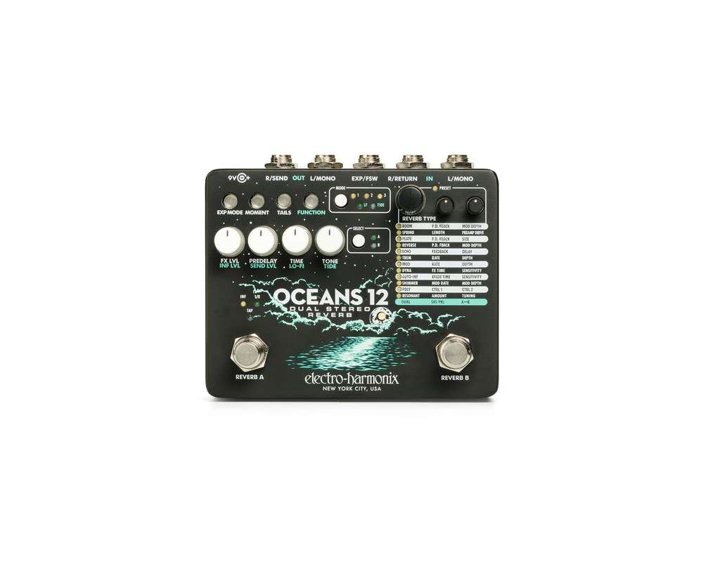 ELECTRO-HARMONIX OCEANS 12 REVERB