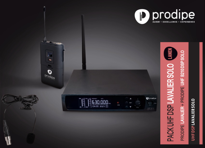 MICRO CRAVATE UHF B210 DSP - PRODIPE