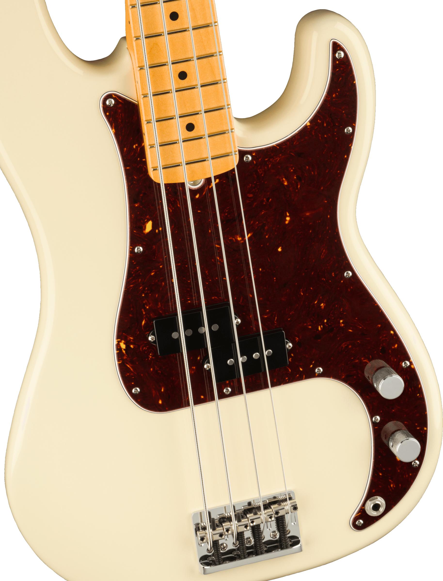 Basse Fender American Professional II Precision Bass Olympic White