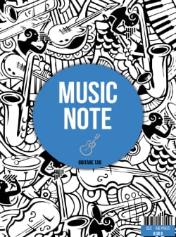 Cahier de Musique Tablature Guitare