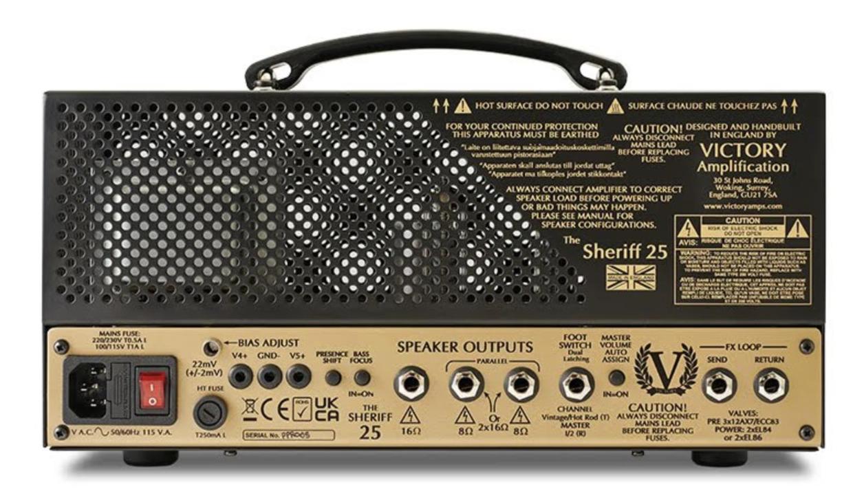 Ampli guitare Victory Sheriff 25 Head