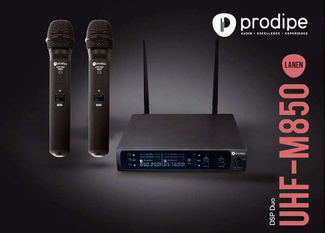 MICRO UHF M850 DSP DUO CALAGE AUTO - PRODIPE