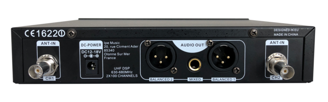 MICRO UHF M850 DSP DUO CALAGE AUTO - PRODIPE