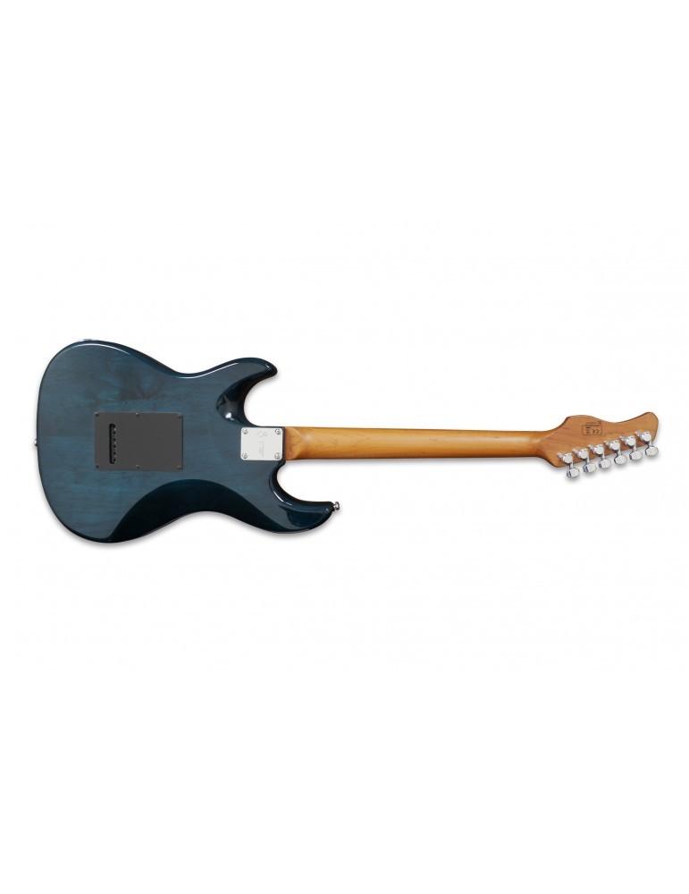 Larry Carlton S7 FM TBL Trans Blue guitare électrique Sire