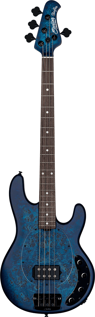 Sterling by Music Man StingRay34 - RAY34 Neptune Blue Satin