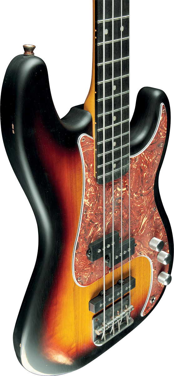 Basse EKO - VPJ280V-RELIC-SB - 4 cordes Type PJ Relic - Sunburst